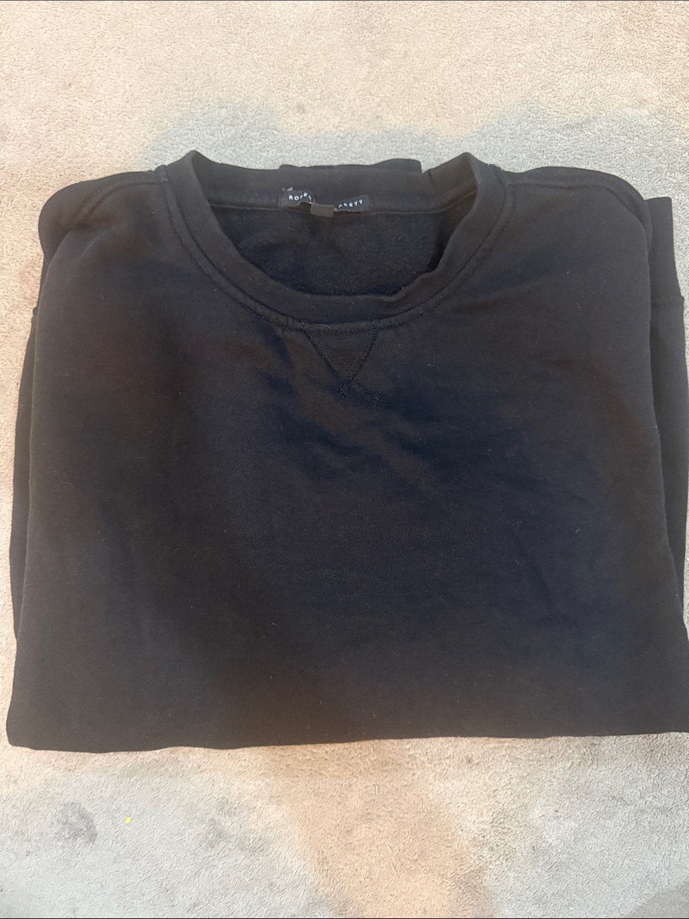 Robert Barakett Black Crewneck Sweater